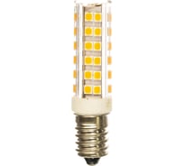 Светодиодная лампа ЭРА LED T25-7W-CORN-827-E14, капсула, теплый Б0033029