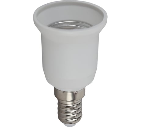 Переходник ЭРА E14-E27, белый Б0027975