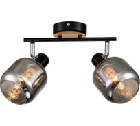 Спот ESCADA 10177/2A E14*40W Black/Chrome/Wood 10177/2A Black