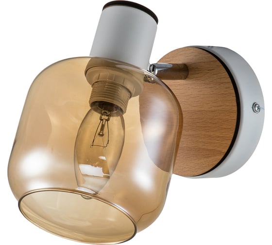 Спот ESCADA 10177/1A E14*40W White/Chrome/Wood 10177/1A White