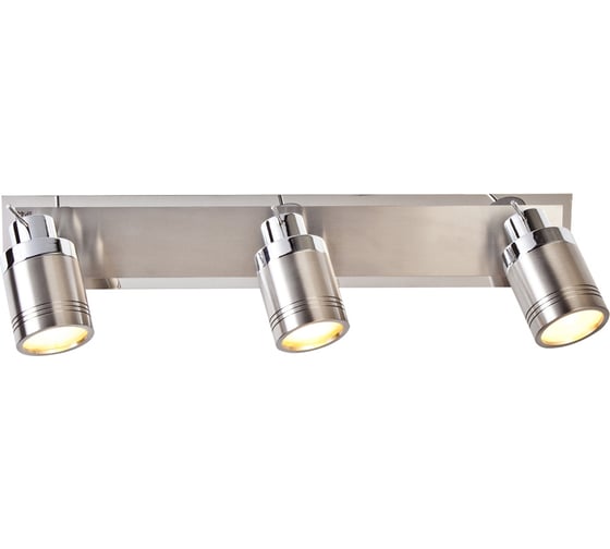 Спот ESCADA BERGAMO IP44 3xGU10x35W ник/сат 10173/3A
