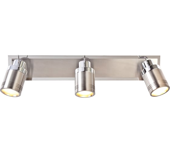 Спот ESCADA BERGAMO IP44 3xGU10x35W ник/сат 10173/3A