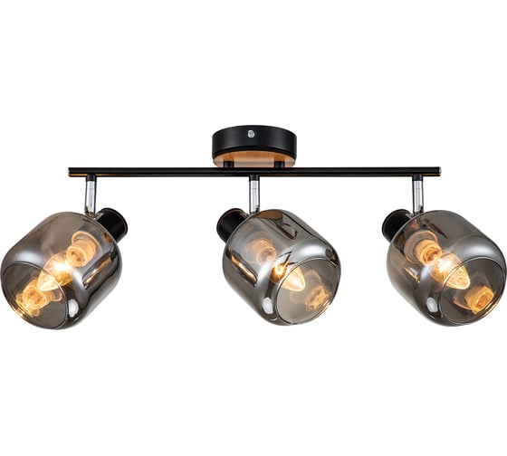 Спот ESCADA 10177/3A E14*40W Black/Chrome/Wood 10177/3A Black