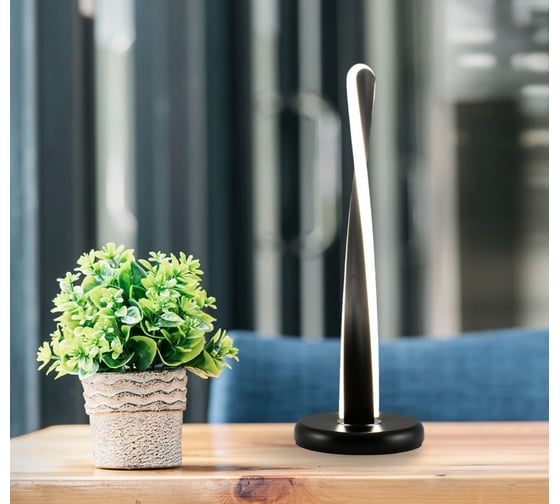 Светодиодная настольная лампа Moderli osland led 12w черный V1931-TL