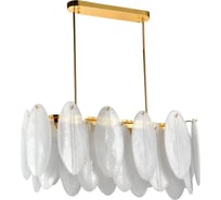 Люстра на штанге Moderli rimini золотой, белый металл, стекло V10437-PL