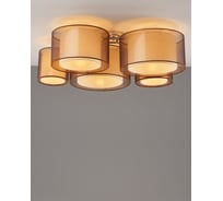 Потолочный светильник Moderli room хром, коричневый V10624-5C