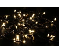 Гирлянда TEAMPROF Нить 10 м, 220В, белый, черная резина TPF-S10C-220V-RB/W