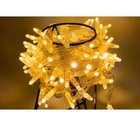 Гирлянда TEAMPROF Нить 10 м, 24В, колпачок, желтый, прозрачный провод TPF-S10C-24V-CT/Y