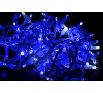 Гирлянда TEAMPROF Нить 10 м, 24В, флэш, колпачок, синий, белый провод TPF-S10CF-24V-CW/B