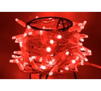 Гирлянда TEAMPROF Нить 10 м, 24В, колпачок, красный, белый провод TPF-S10C-24V-CW/R