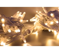 Гирлянда TEAMPROF Нить 10 м, 220В, теплый белый, белая резина TPF-S10C-220V-RW/WW