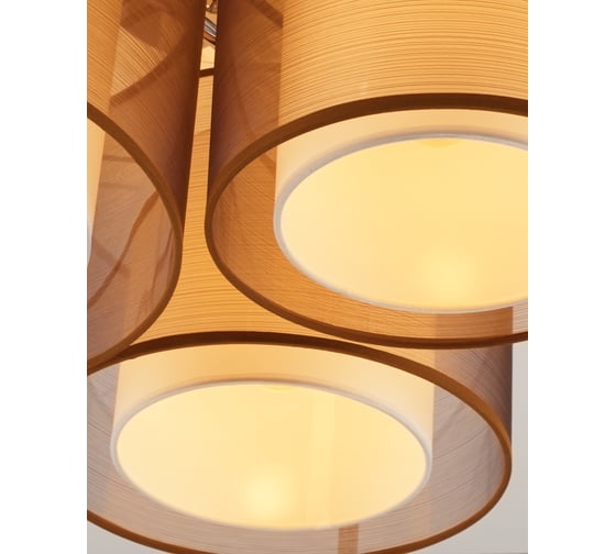 Потолочный светильник Moderli room хром, коричневый V10623-3C