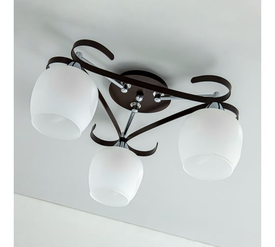 Люстра Citilux Сюзи Венге+Хром CL171134