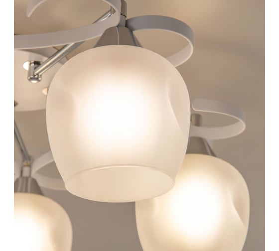 Люстра Citilux Сюзи Белая+Хром CL171153