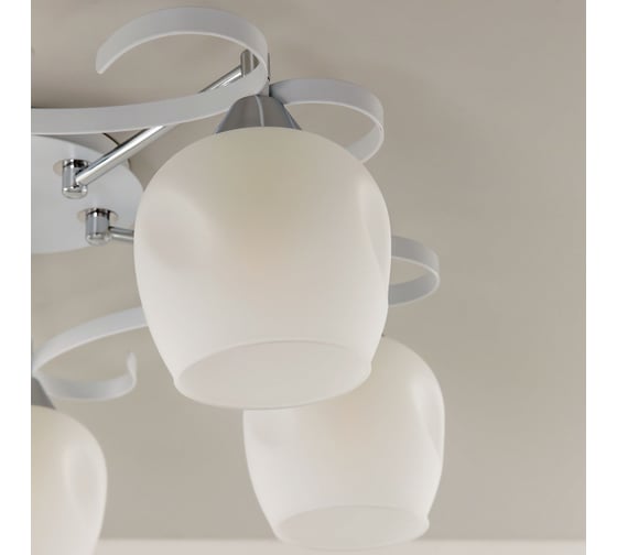 Люстра Citilux Сюзи Белая+Хром CL171153