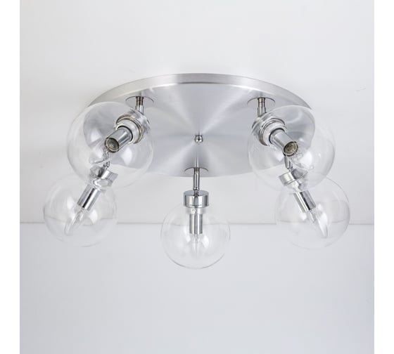 Люстра Citilux Самба Алюм.+Прозр. CL158150