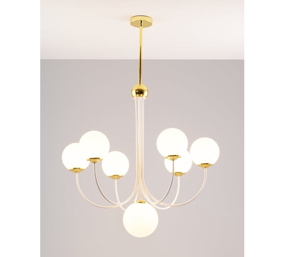 Люстра на штанге Moderli svetlana 7 g9 3w V3002-7C