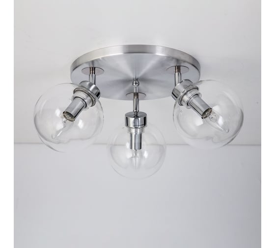 Люстра Citilux Самба Алюм.+Прозр. CL158130