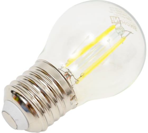 Светодиодная лампа IN HOME LED-ШАР-deco 7Вт 230В Е27 6500К 810Лм прозрачная 4690612036427