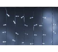 Занавес TEAMPROF 2x1.5 м облегченный, флэш, колпачок, БЕЛЫЙ, белый провод TPF-CS2х1.5F-CW/W