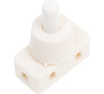 Выключатель-кнопка REXANT 250v 2а (2с) on-off белый (pbs-17a) (для настольной лампы) 36-3012