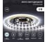Светодиодная лента Lamper 5В, smd2835, 4,8Вт/м, 60 led/м, 6500k, 8мм, 3м, с usb коннектором, черная, ip20 141-2003 2