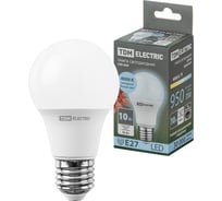 Светодиодная лампа TDM ELECTRIC А60 10 Вт, 230 В, 4000 К, E27 SQ0340-0374