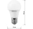 Светодиодная лампа TDM ELECTRIC А60 10 Вт, 230 В, 6500 К, E27 SQ0340-0375 5
