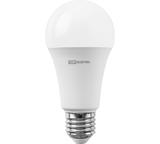 Светодиодная лампа TDM ELECTRIC А60 15 Вт, 230 В, 3000 К, E27 SQ0340-0379