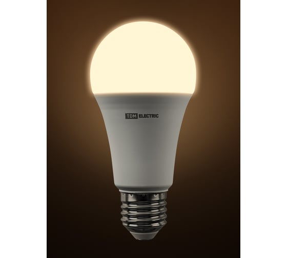 Светодиодная лампа TDM ELECTRIC А60 15 Вт, 230 В, 3000 К, E27 SQ0340-0379