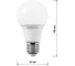 Светодиодная лампа TDM ELECTRIC А60 12 Вт, 230 В, 4000 К, E27 SQ0340-0377 5