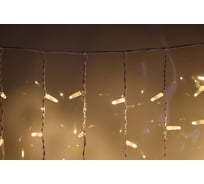 Гирлянда TEAMPROF Занавес 2x1.5 м облегченный, колпачок, теплый белый, белый провод TPF-CS2х1.5-CW/WW