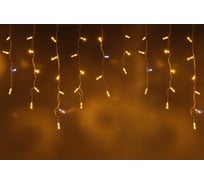 Гирлянда TEAMPROF Бахрома 3x0.6 м, флэш, колпачок, желтый, белый провод TPF-i3х0.6F-CW/Y