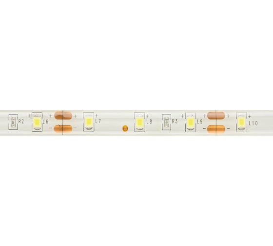 Светодиодная лента TDM SMD2835-60 LED/м-IP65-12 В-4,8 Вт/м-6000 К (5 м) блистер SQ0331-0341