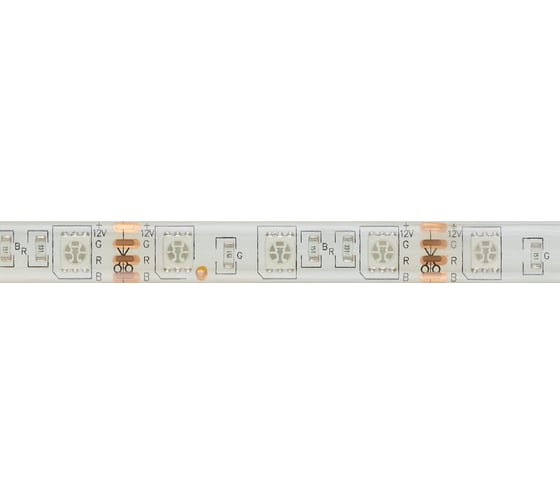 Светодиодная лента TDM ELECTRIC SMD5050-60 LED/м-IP65-12 В-14,4 Вт/м-RGB (5 м) блистер SQ0331-0346