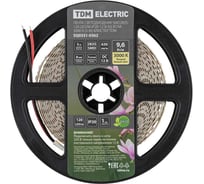 Светодиодная лента TDM ELECTRIC SMD2835-120 LED/м-IP20-12 В-9,6 Вт/м-3000 К (5 м) блистер SQ0331-0362