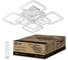 Светодиодный светильник IN HOME ELEGANT ARIS-W 120Вт, 230В, 3000-6500K, 8400Лм, 590x590x130мм, c пультом ДУ, белый 4690612035420 1
