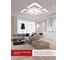 Светодиодный светильник IN HOME ELEGANT ARIS-W 120Вт, 230В, 3000-6500K, 8400Лм, 590x590x130мм, c пультом ДУ, белый 4690612035420 8