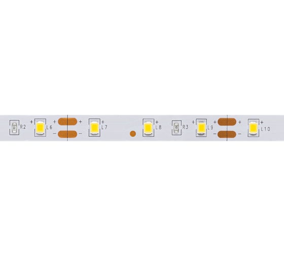 Светодиодная лента TDM ELECTRIC SMD2835-60 LED/м-IP20-12 В-4,8 Вт/м-6000 К (5 м) блистер SQ0331-0365