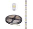 Светодиодная лента Lamper 12в, smd5050, 14,4вт/м, 60 led/м, 2700к, 10мм, 5м, для бп с клеммами, ip20 141-2025 1