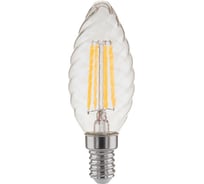 Светодиодная лампа Elektrostandard свеча витая F 7W 3300K E14 прозрачный BL128 a041017