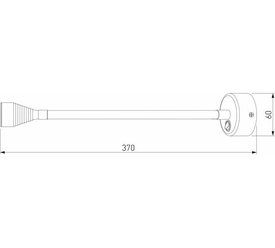 Настенный светодиодный светильник Elektrostandard KORD MRL LED 1030 / черный a040000
