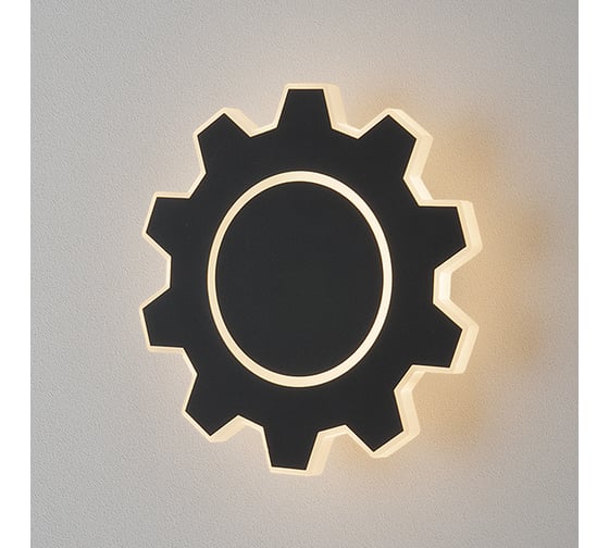 Настенный светодиодный светильник Elektrostandard MRL LED 1095 / Gear M LED черный a040751