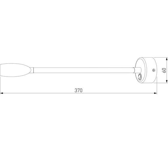 Настенный светодиодный светильник Elektrostandard BAND MRL LED 1020 / черный a039998