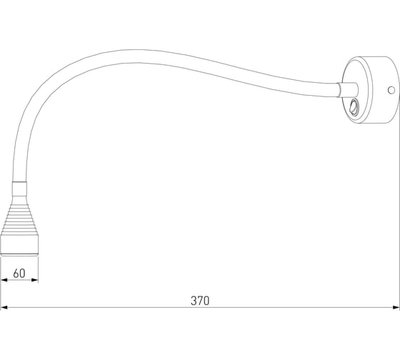 Настенный светодиодный светильник Elektrostandard BAND MRL LED 1020 / черный a039998