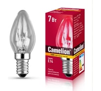 Лампа накаливания для ночников Camelion DP-704 прозрачная, 1шт, 220V, 7W, Е14 13650