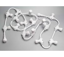 Т-коннектор TEAMPROF шина, 2 pin, 2 м, 16 разъемов, белый TPF-SC2/16-W