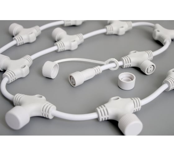 Т-коннектор TEAMPROF шина, 2 pin, 2 м, белый TPF-SC2/20-W