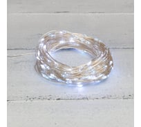 Гирлянда Neon-Night роса с трансформатором 50 м, 500 led, белое свечение 303-225