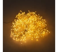 Гирлянда Neon-Night роса фейерверк с трансформатором 20 м, 1000 led, теплое белое свечение 303-246